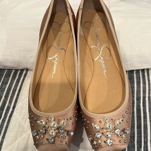 Jessica Simpson Murellia flats sz 9 NWT